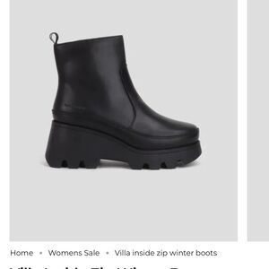 Cougar Black Platform Winter Boots